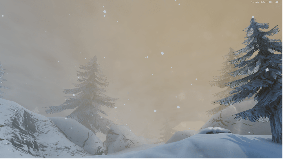 snow scene valheim